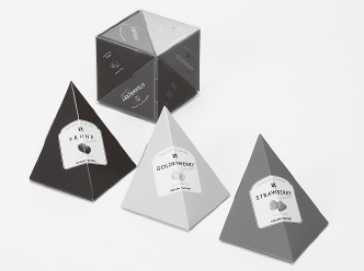 3 pyramid packages for 1 Cube