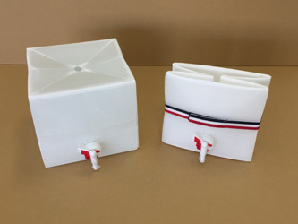『Folding portable bag in box “TATAMUKUN”』