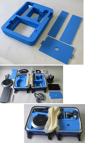 『Easy storage case of “satellite communication type video conference equipment”』