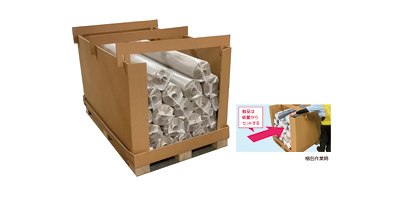 Steel-free Sustainable corrugated board packaging that achieves CO<sub>2</sub> reduction