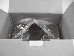 『商品取り出しやすさを考慮した小型プリンター包装箱』