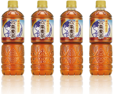 『六条麦茶 江戸切子デザインPETボトル』