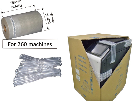 Air Cushioning Material for Multifunction Machine