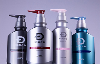 PrimeLayer (Metallic) / ANGFA SCALP D Shampoo