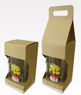 Downsized Two-way Packaging for Bulb Hydroponic Kits