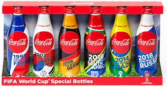『コカ・コーラ スリムボトル 6本パック FIFAワールドカップ』