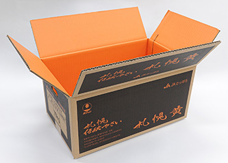 Carton Box with Orange Colored Liner for “SAPPORO-KI” Onion 10kg