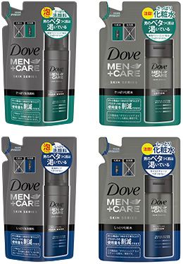 『Dove MEN＋CARE 化粧水・泡洗顔料』