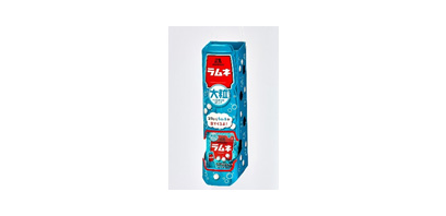 Dispenser-type Hanger Display for L-size Ramune Soda Candy