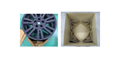 Painted Surface Non-contact Aluminum Wheel Packing Box