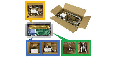 Automatic Faucet Partition Box with 24 Combinations