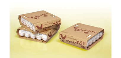 Sleeve Packaging for 2 Packs of Eggs